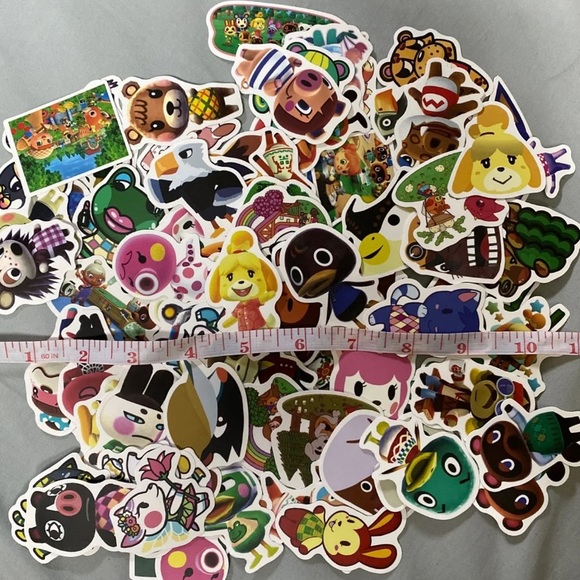 100 Animal Crossing Stickers - Picture 2 of 2